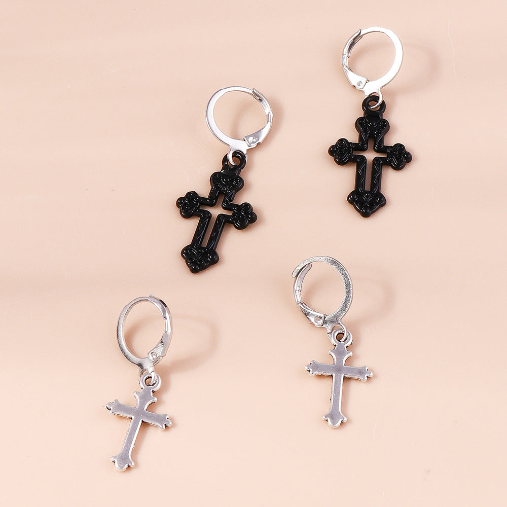 Fashionable Hollow Cross Earrings For Women