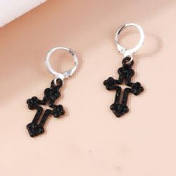 Fashionable Hollow Cross Earrings For Women