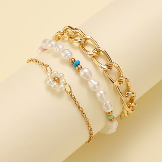 Punk Hip Hop Creative Bracelet Set