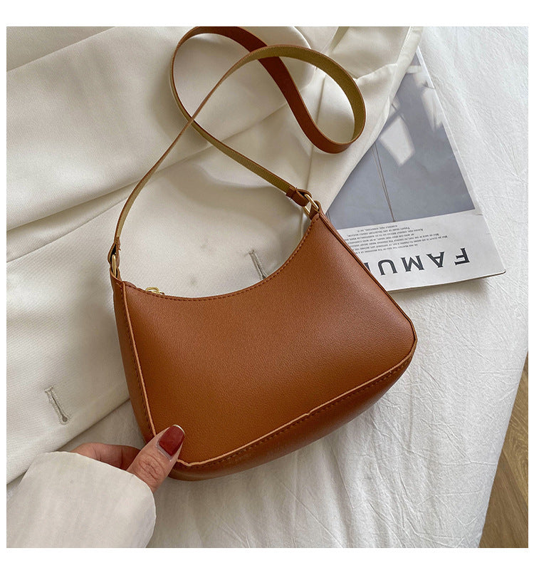 Women's Retro Portable Shoulder Underarm Bag Handbag