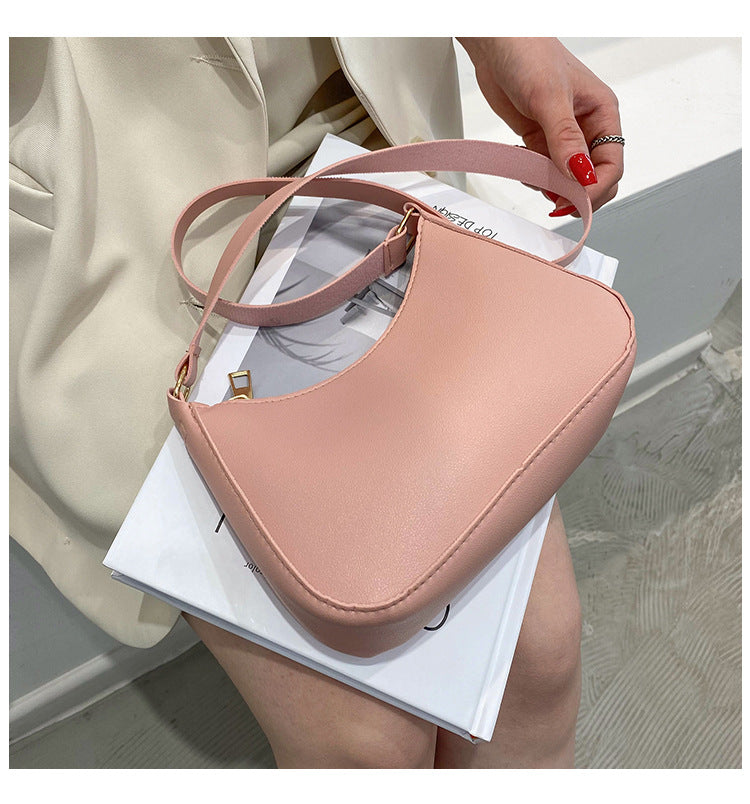 Women's Retro Portable Shoulder Underarm Bag Handbag